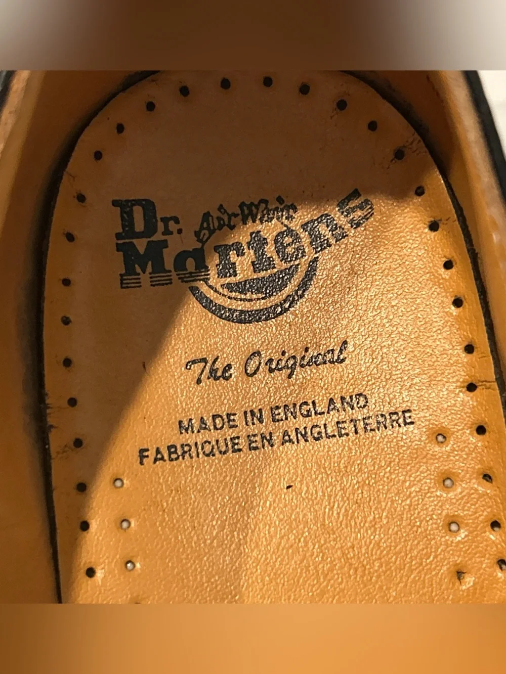 Dr. Martens Classic Black Leather Men’s Oxford Lace-Up Shoes Size 8 Men’s